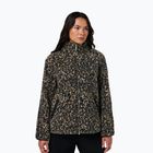 Dámská mikina Sweaty Betty Plush Contrast Zip Up Fleece brown ink leopard print