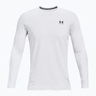 Pánské tréninkové tričko Longsleeve Under Armour CG Armour Fitted Crew white/black