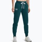 Under Armour pánské tepláky Rival Fleece Joggers 716 green 1356416-716