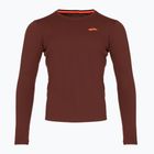 Pánské tričko Longsleeve Brooks Atmosphere run raisin 