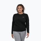 Dámské tričko Longsleeve Patagonia P-6 Logo Responsibili-Tee black