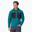 Pánská softshellová bunda Patagonia R2 TechFace Hoody belay blue