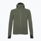 Pánská softshellová bunda Patagonia R1 TechFace Hoody basin green