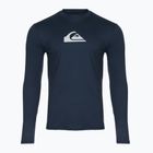 Dětské plavecké triko s dlouhým rukávem Quiksilver Solid Streak navy blazer