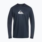 Pánské plavecké tričko Longsleeve Quiksilver Solid Streak navy blazer/white 