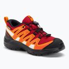 Salomon Xa Pro V8 CSWP red/black/opeppe dětská treková obuv