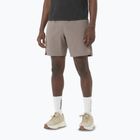 Pánské běžecké šortky Salomon Shakeout Core 2IN1 7" No Liner iron