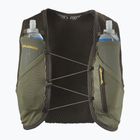 Běžecká vesta Salomon Active Skin 4 Gravel Set wren/deep lichen green/spicy mustard