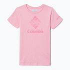 Dětské trekingové tričko Columbia Mission Lake Graphic růžové 1989791679