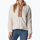 Dámská trekingová mikina Columbia Boundless Discovery Sherpa chalk/carmel brown