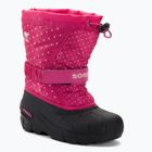 Sorel Flurry Print Girls fuchsia fizz/black dětské trekové boty