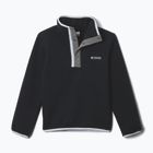 Dětská fleecová mikina Columbia Halvetia II Half Snap Fleece black/city grey