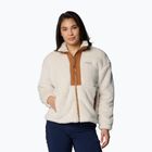 Dámská mikina Columbia Boundless Discovery Sherpa Full Zip II chalk/camel brown