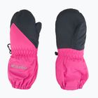 Dětské lyžařské rukavice Columbia Chippewa II Long pink ice / black