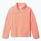 Dětská fleecová mikina Columbia Glacial Fleece hot coral