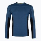 Pánská termoakční mikina Smartwool Merino Sport Crew laguna blue/deep navy