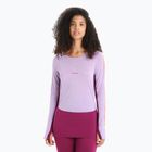 Dámská termoakční mikina icebreaker 125 Zoneknit Crewe purple gaze