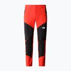 Pánské trekové kalhoty The North Face Felik Slim Tapered red/black NF0A825WWU51