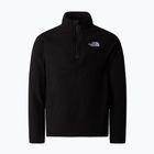 Dětská fleecová mikina The North Face Glacier Fleece 1/4 Zip černá