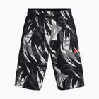 Pánské basketbalové šortky Under Armour Baseline 10'' Prnt 002 černo-červene 1370221-002-LG