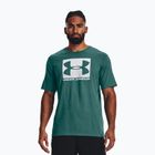 Pánské tričko Under Armour Boxed Sportstyle coastal teal/white
