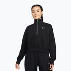 Dámská mikina Nike Sportswear Phoenix Fleece 1/2 Zip Cropped black/sail