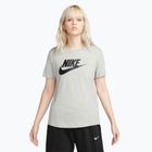 Dámské tričko Nike Sportswear Club Essentials Logo dark grey heather/black