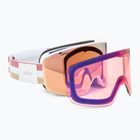 Dámské lyžařské brýle Giro Ella white lx stripe/rose gold/infrared