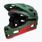 Cyklistická přilba Bell Super 3R MIPS matte dark green/infrared