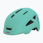 Dětská cyklistická přilba Giro Scamp II Integrated MIPS matte screaming teal/bright pink