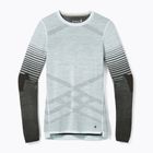 Dámská termoakční mikina Smartwool Intraknit Thermal Merino Base Layer Pattern Crew aqua