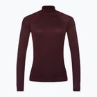 Dámská termoakční mikina Smartwool Thermal Merino Rib Turtleneck black cherry heather