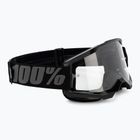 Pánské cyklistické brýle 100% Strata 2 black/clear 50027-00001