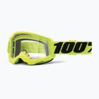 100% Strata 2 fluo yellow/clear cyklistické brýle