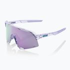 Sluneční brýle 100% S3 polished translucent lavender/hiper lavender mirror