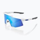 Sluneční brýle 100% Speedcraft matte white/hiper blue multilayer mirror