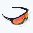 Cyklistické brýle 100% Speedtrap soft tact black/red multilayer mirror 60012-00004