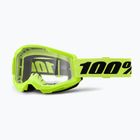 Cyklistické brýle 100% Strata 2 neon yellow/clear