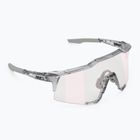 Sluneční brýle 100% Speedcraft polished translucent grey/rose gold mirror photochrom