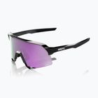 Sluneční brýle 100% S3 polished black/hiper polarized lavender mirror