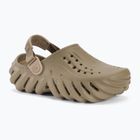 Dětské nazouváky  Crocs Echo Clog Kids khaki