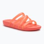 Dámské žabky Crocs Splash Glossy Strappy neon watermelon