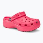 Dámské nazouváky Crocs Classic Platform Clog hyper pink