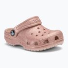 Crocs Classic Glitter Clog Toddler křemenné třpytivé žabky