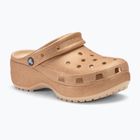 Dámské žabky Crocs Classic Platform Glitter shitake