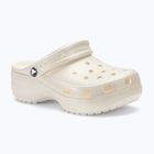 Dámské žabky Crocs Classic Platform Glitter chalk