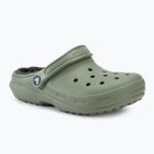 Nazouváky  Crocs Classic Lined Clog moss/multi