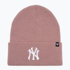 Zimní čepice 47 Brand MLB New York Yankees Haymaker mauve