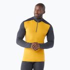 Pánské termo tričko longsleeve  Smartwool Merino 250 Baselayer 1/4 Zip Boxed charcoal honey gold