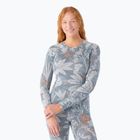 Dámská termoakční mikina Smartwool Merino 250 Baselayer Crew Boxed winter sky floral